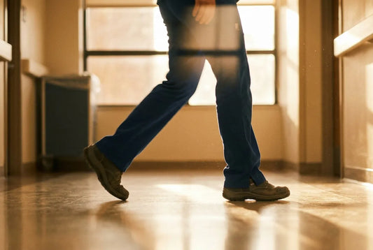 A Circulating Nurse’s 15,000 Steps: Custom Pants and Gait Adaptability