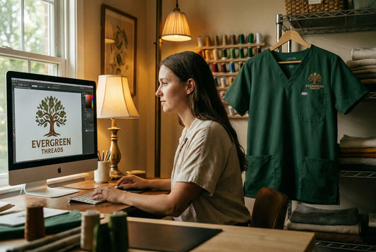 Logo Digitization: How We Translate Your Clinic’s Brand to Fabric