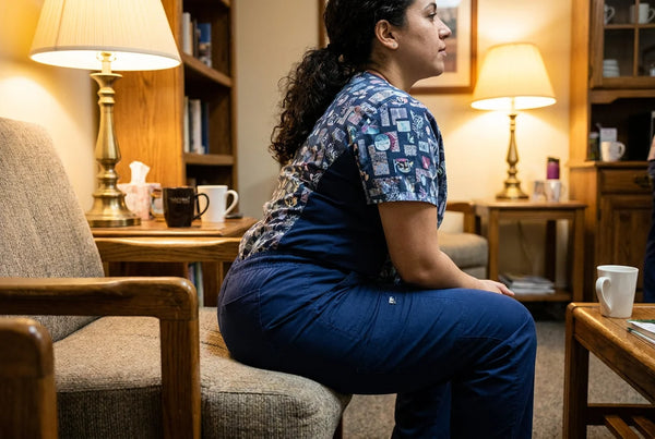The Sitting Test: How to Ensure Your Scrub Pants Don't Gap