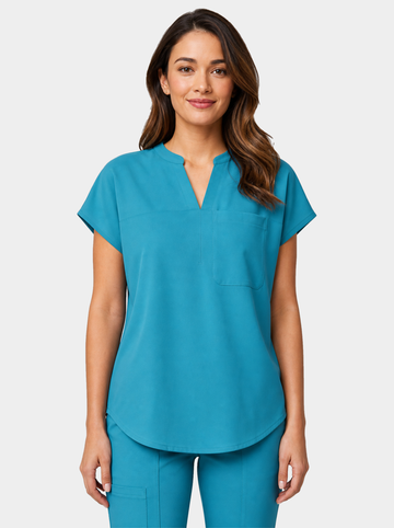 Women's Aegis Diamond Neckline Scrub Top product image