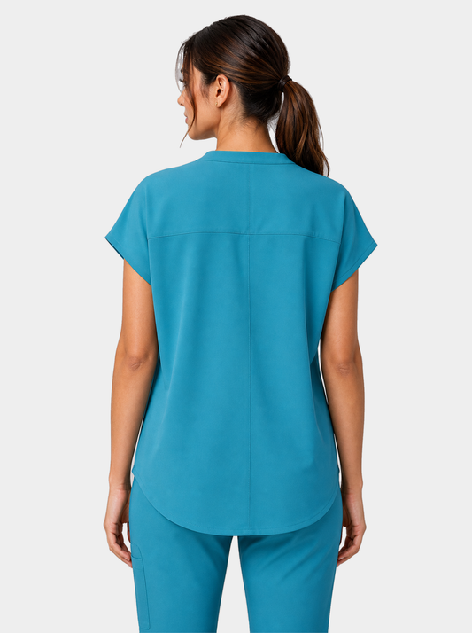 Women's Aegis Diamond Neckline Scrub Top product image