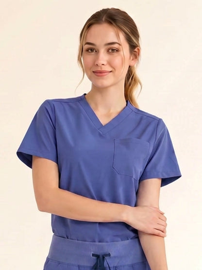 Women Cura Basic Scrub Top