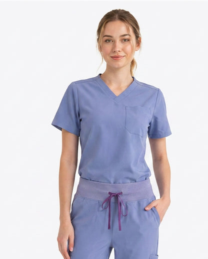 Women Cura Basic Scrub Top
