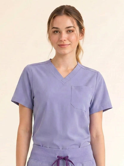 Women Cura Basic Scrub Top