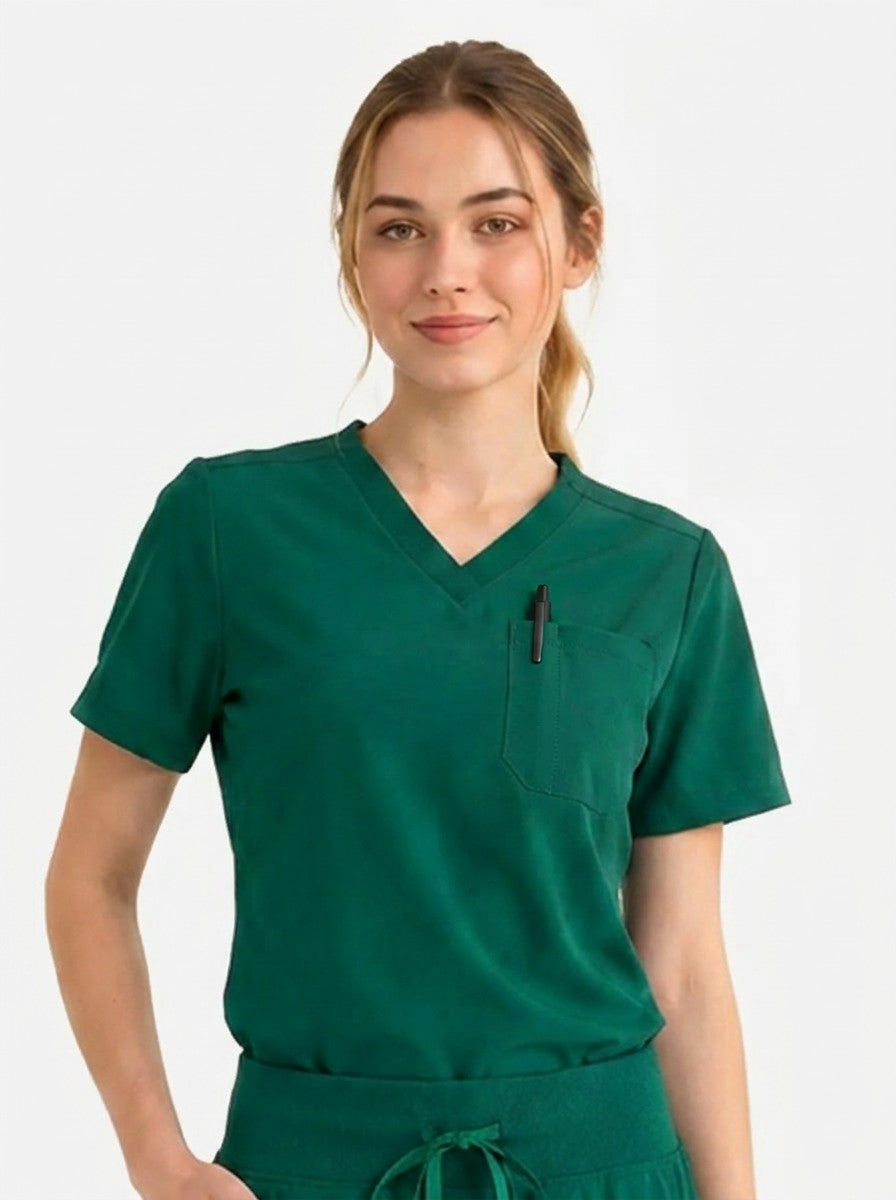 Women's Cura PenSlot Scrub Top