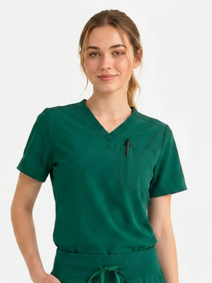 Women's Cura PenSlot Scrub Top