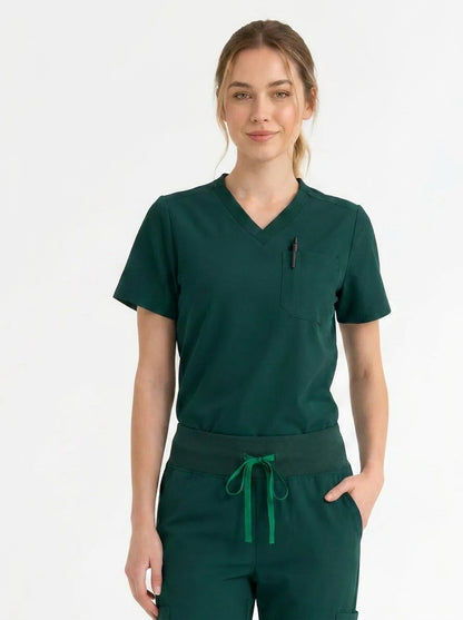 Women's Cura PenSlot Scrub Top