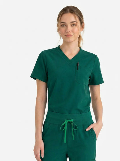Women's Cura PenSlot Scrub Top