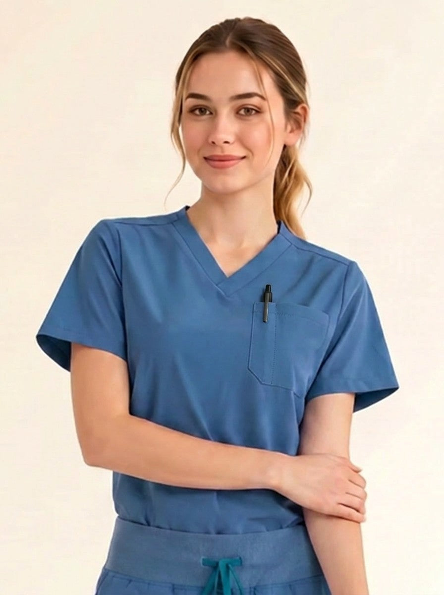Women's Cura PenSlot Scrub Top
