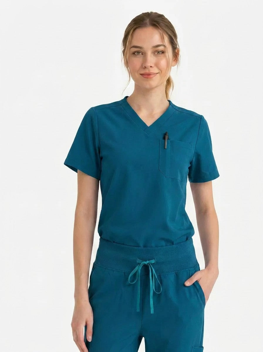 Women's Cura PenSlot Scrub Top