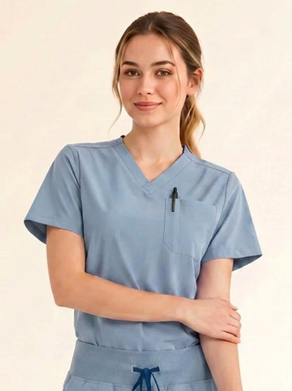 Women's Cura PenSlot Scrub Top