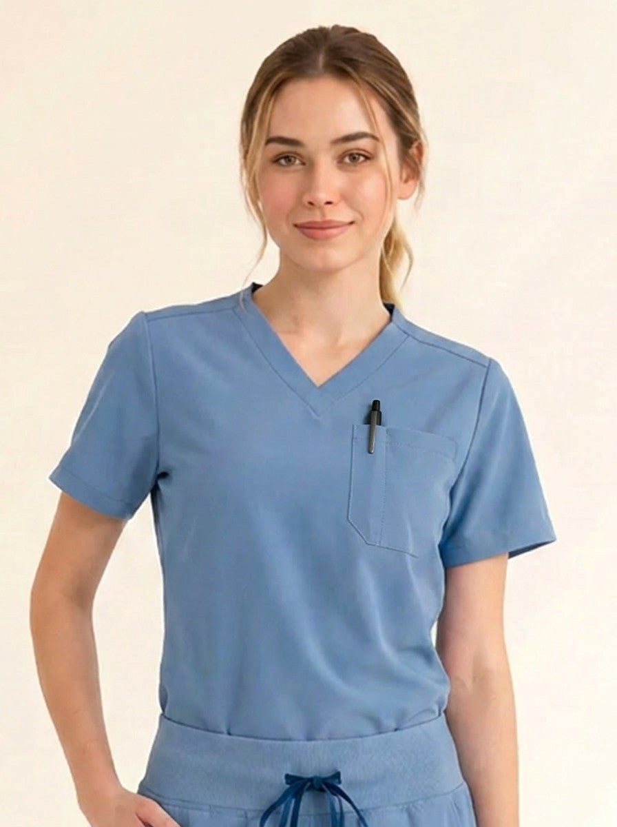 Women's Cura PenSlot Scrub Top