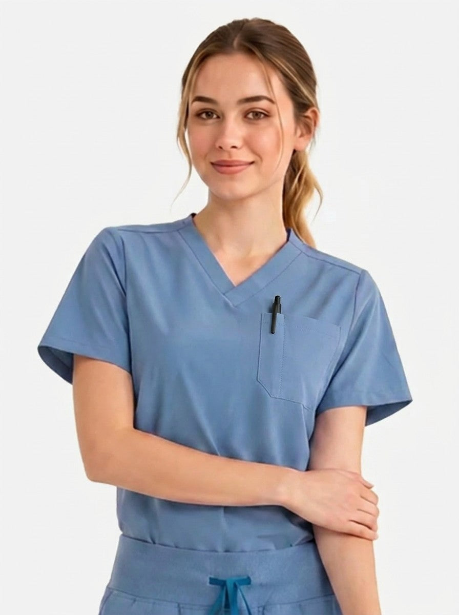 Women's Cura PenSlot Scrub Top