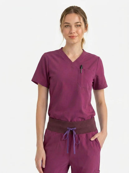 Women's Cura PenSlot Scrub Top