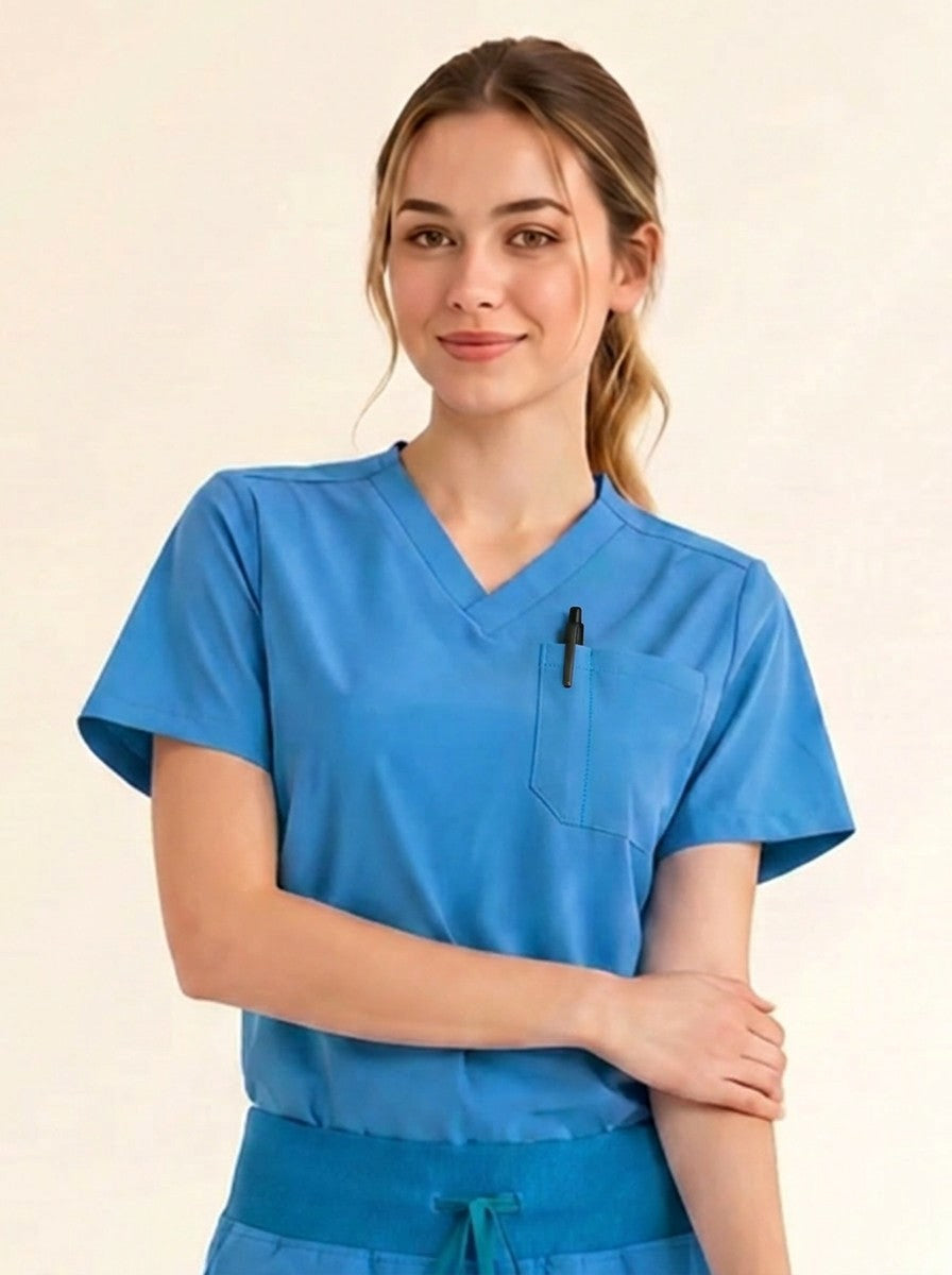 Women's Cura PenSlot Scrub Top