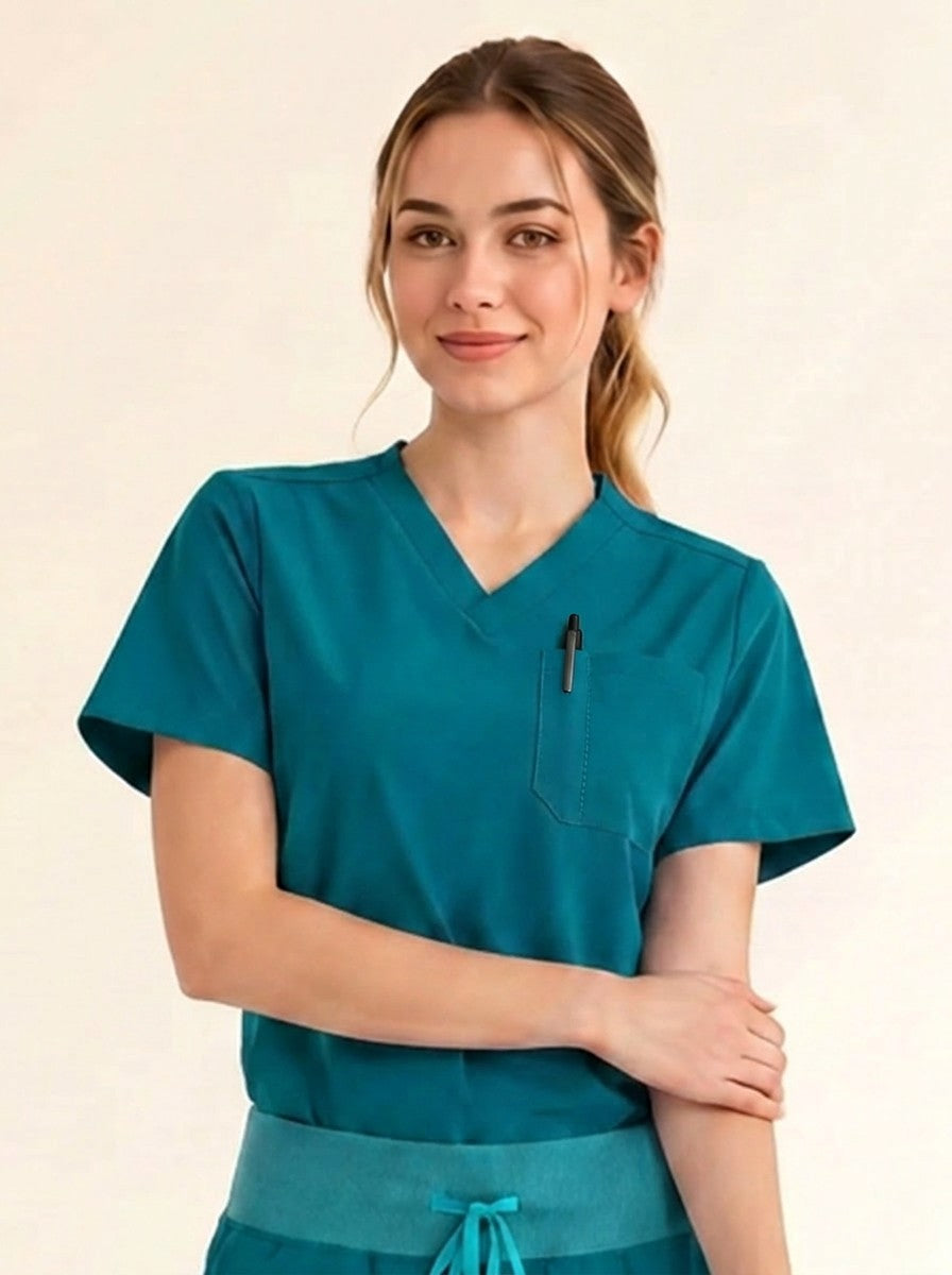 Women's Cura PenSlot Scrub Top