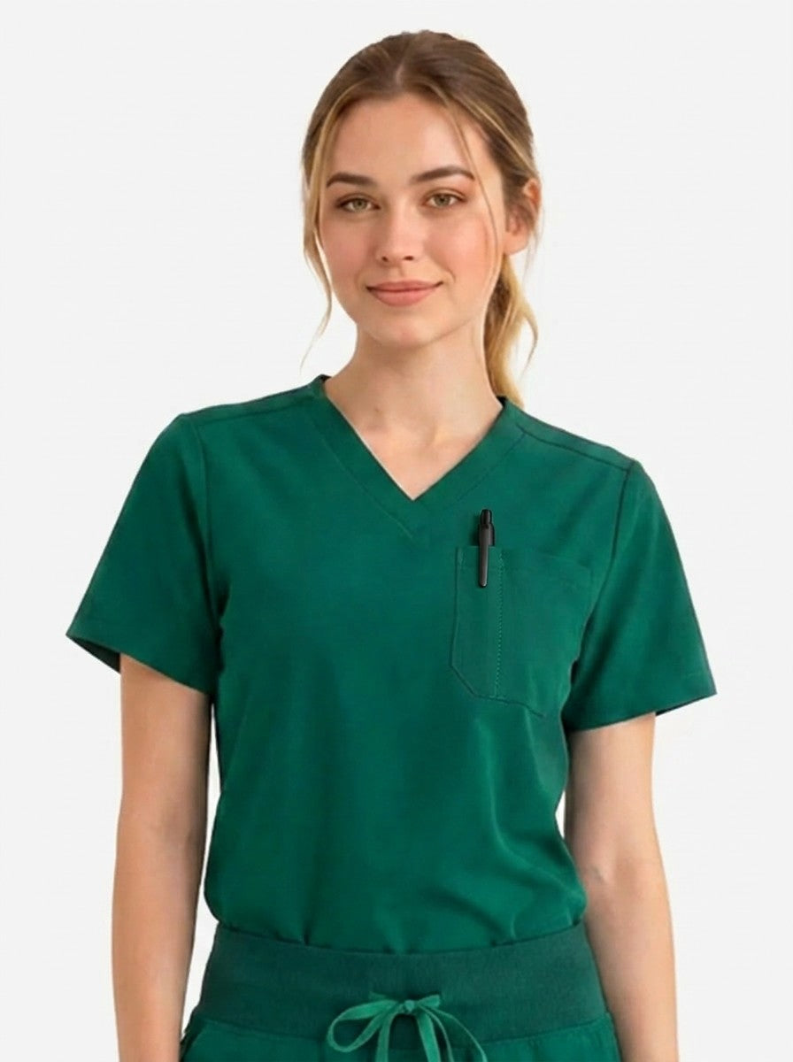 Women's Cura PenSlot Scrub Top