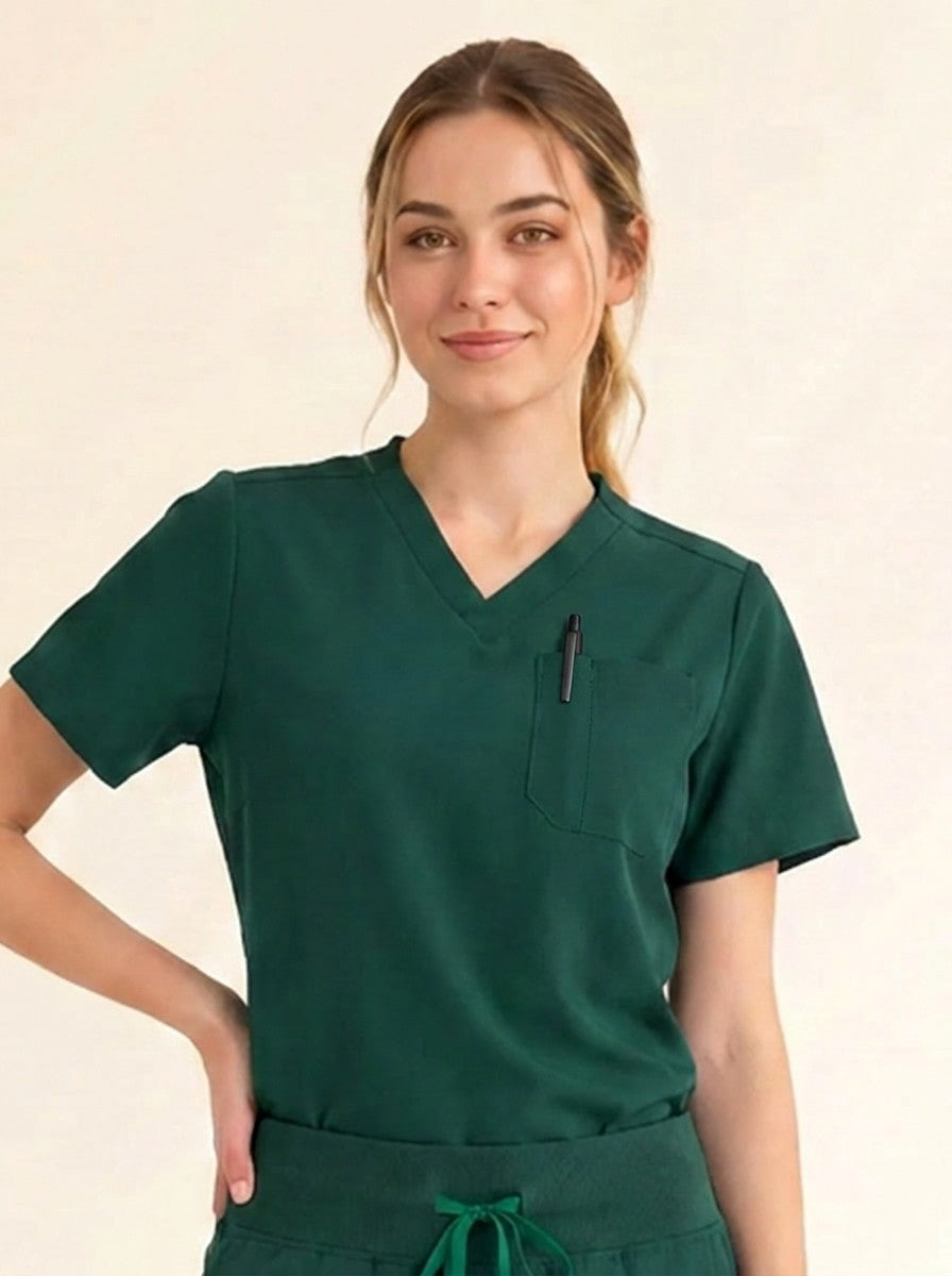 Women's Cura PenSlot Scrub Top