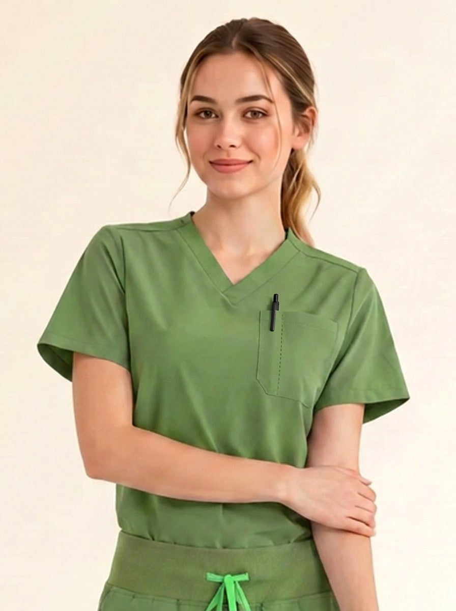 Women's Cura PenSlot Scrub Top