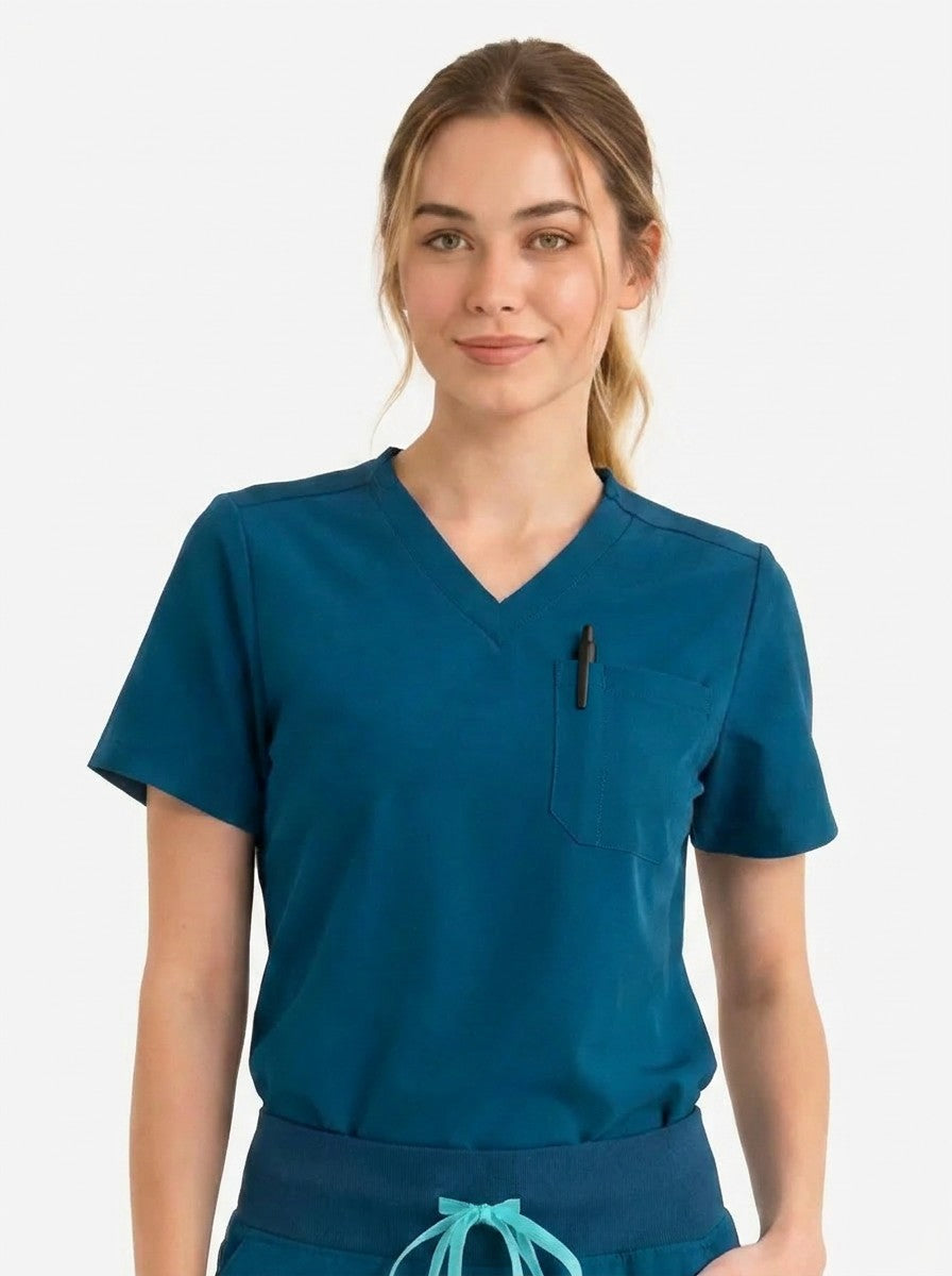 Women's Cura PenSlot Scrub Top