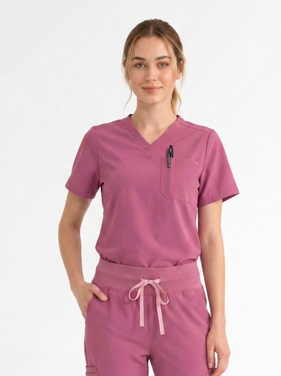 Women's Cura PenSlot Scrub Top