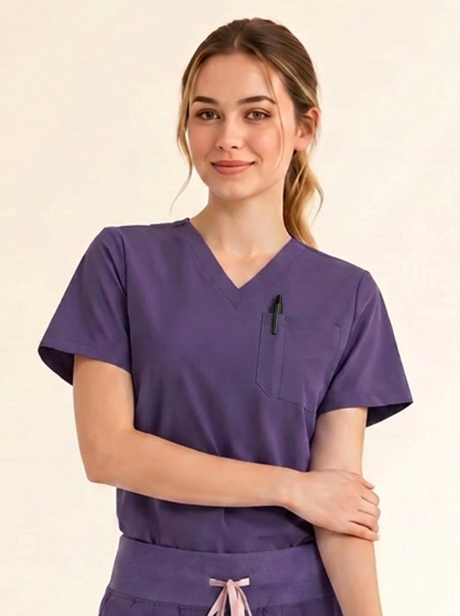 Women's Cura PenSlot Scrub Top