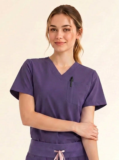 Women's Cura PenSlot Scrub Top