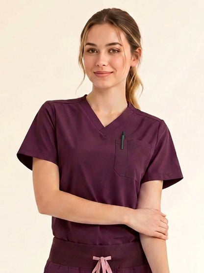 Women's Cura PenSlot Scrub Top