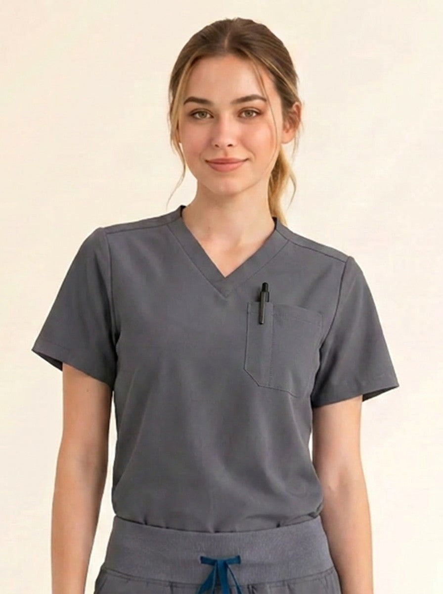 Women's Cura PenSlot Scrub Top