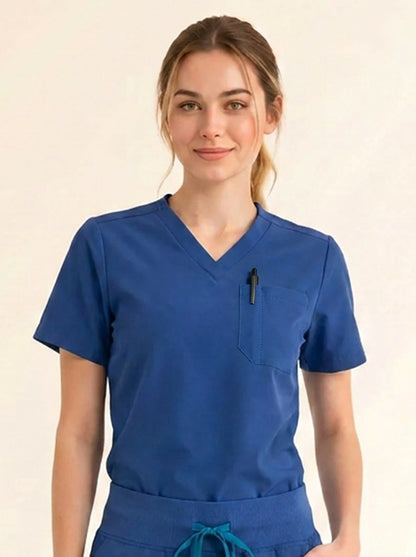 Women's Cura PenSlot Scrub Top