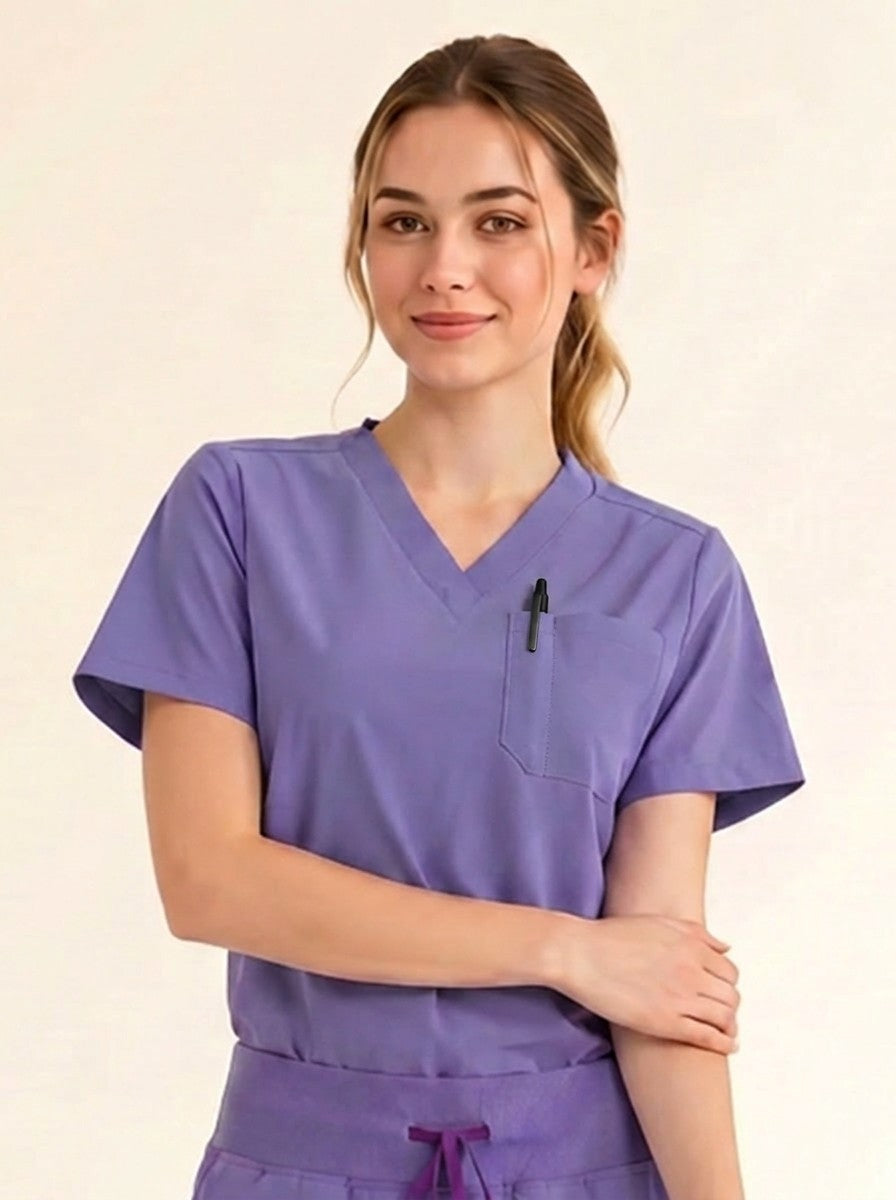 Women's Cura PenSlot Scrub Top