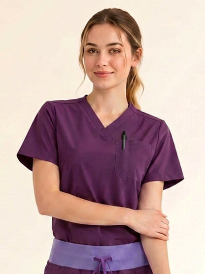 Women's Cura PenSlot Scrub Top