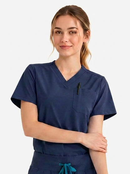 Women's Cura PenSlot Scrub Top
