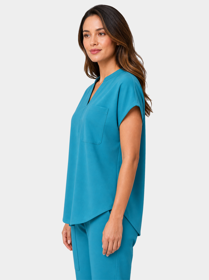 Women's Aegis Diamond Neckline Scrub Top product image