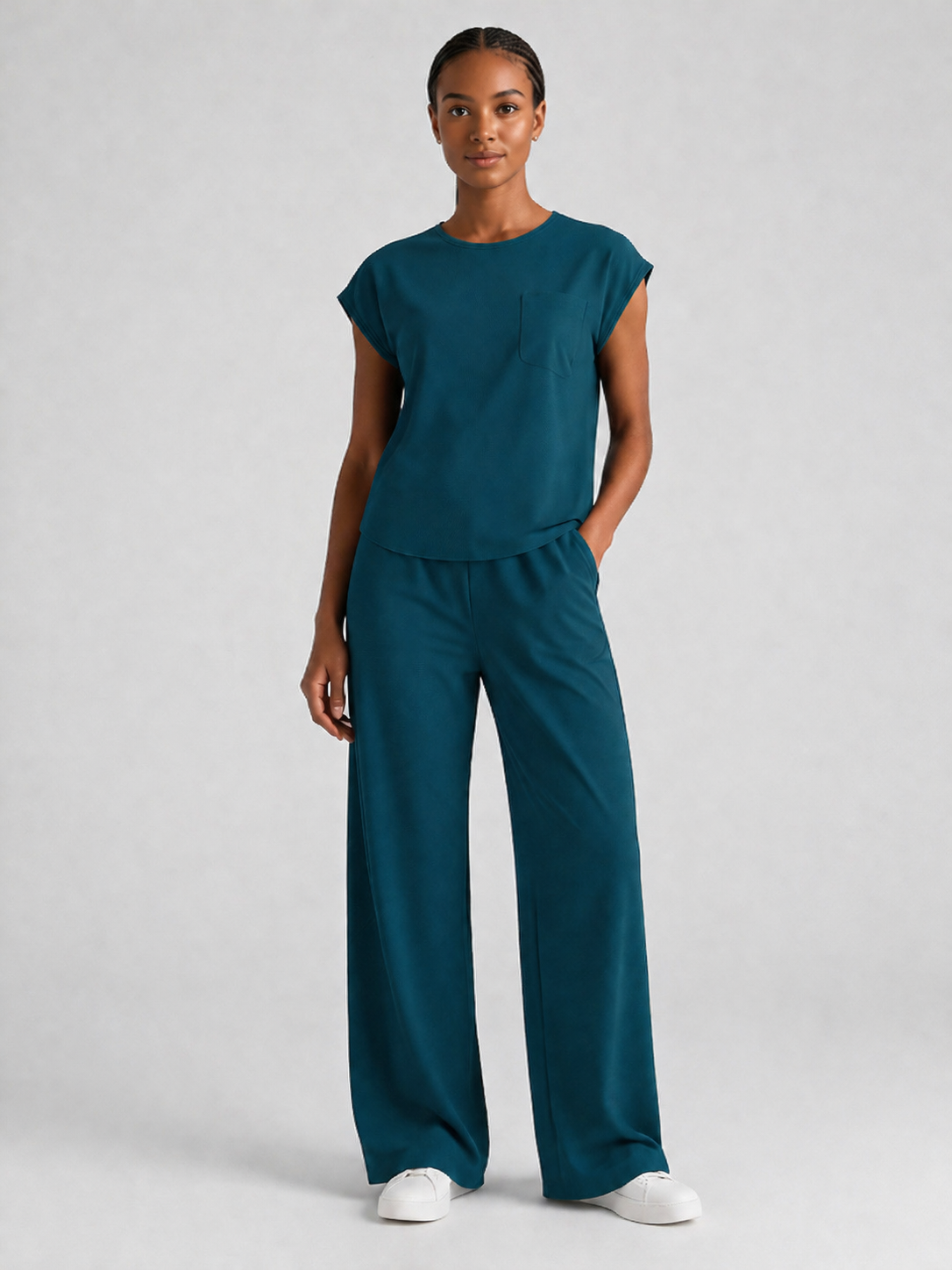 Women's Aegis Cap Sleeve Pocket Scrub Top product image