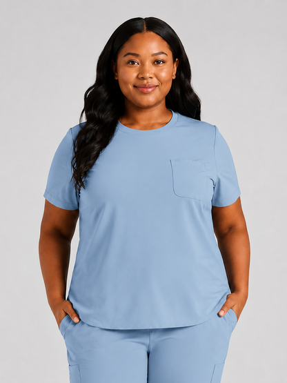 Women's Zira SinglePocket Scrub Top