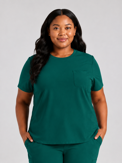 Women's Zira SinglePocket Scrub Top
