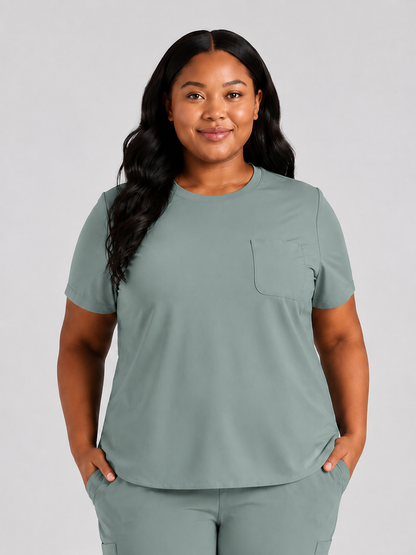 Women's Zira SinglePocket Scrub Top