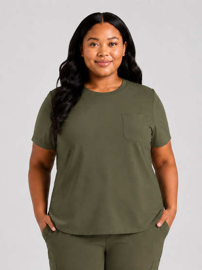 Women's Zira SinglePocket Scrub Top