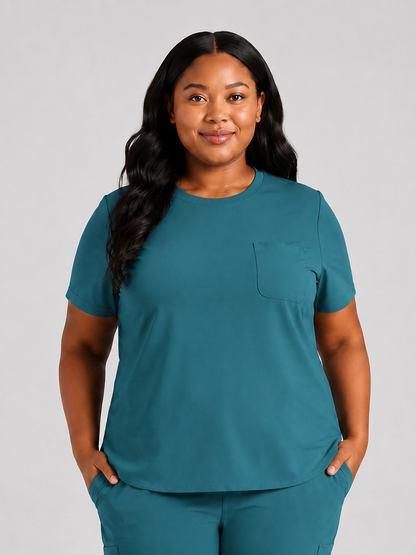 Women's Zira SinglePocket Scrub Top