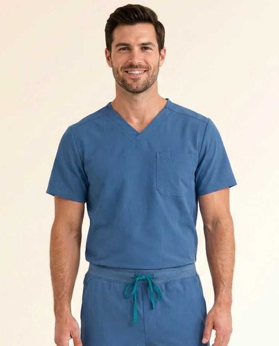 Men's Cura Basic Scrub Top