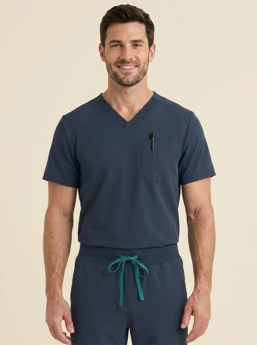 Men's Cura PenSlot Scrub Top