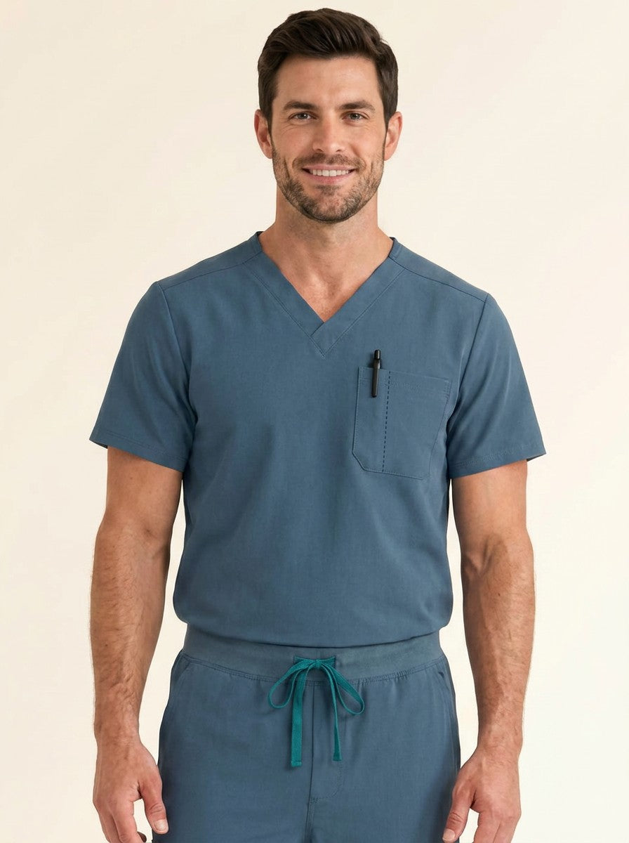 Men's Cura PenSlot Scrub Top