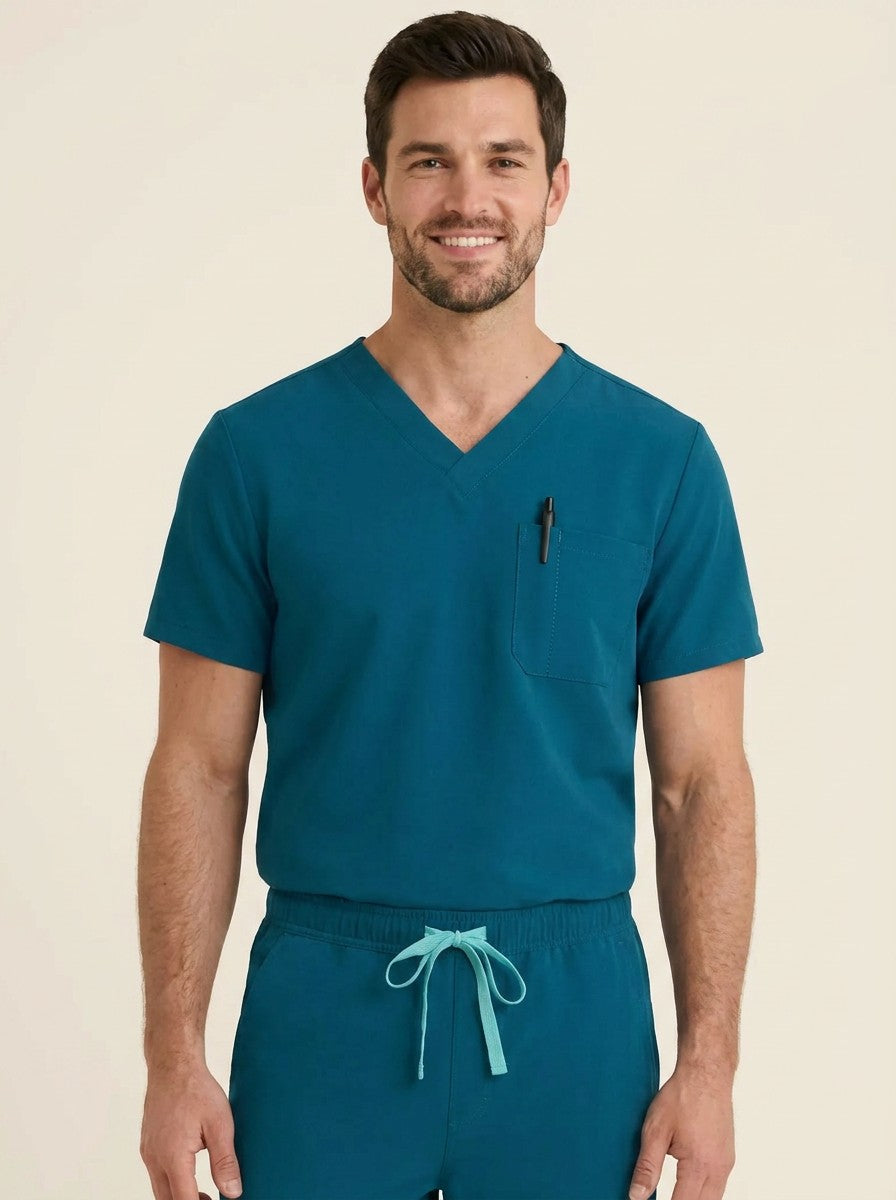 Men's Cura PenSlot Scrub Top