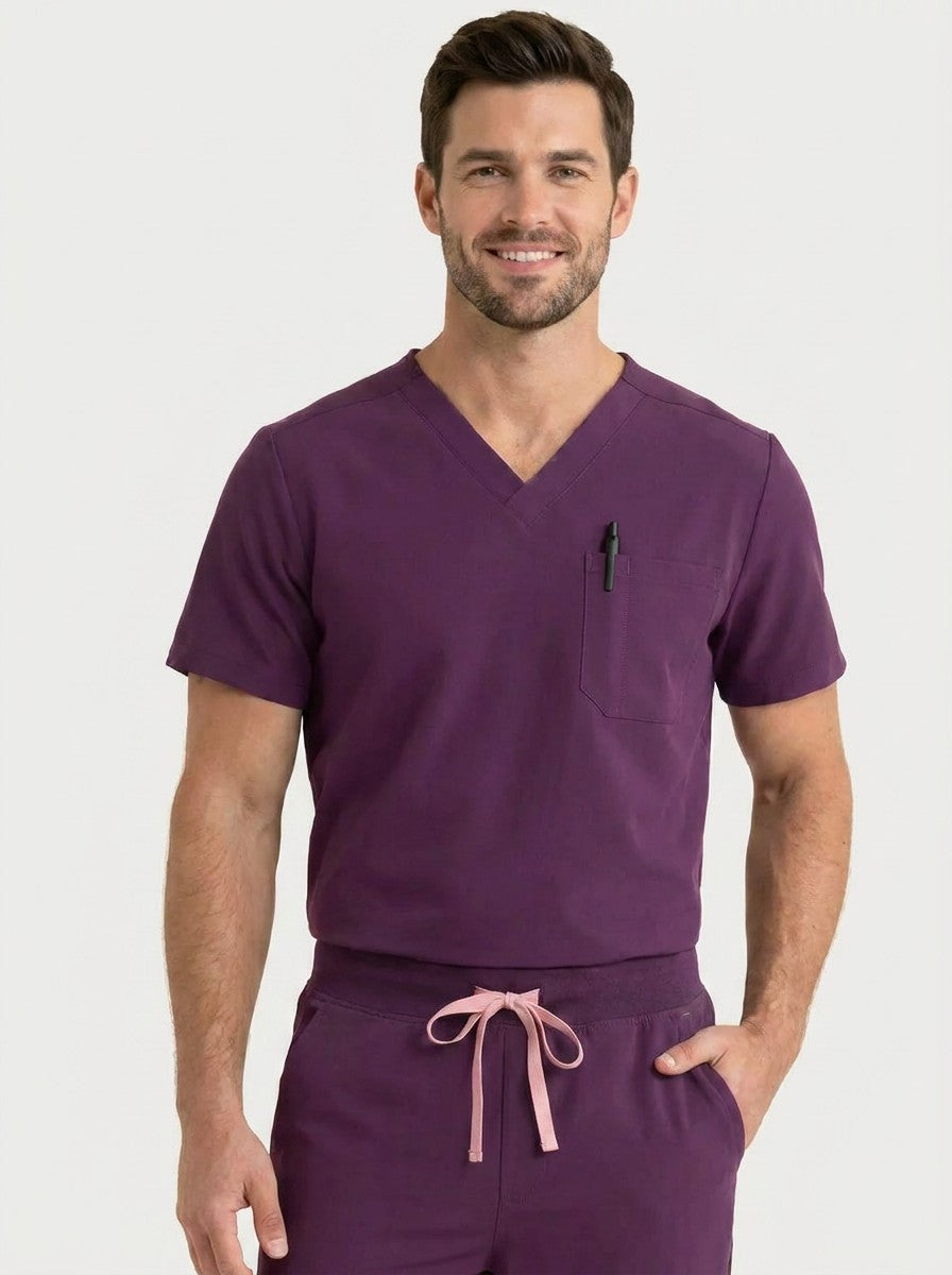 Men's Cura PenSlot Scrub Top