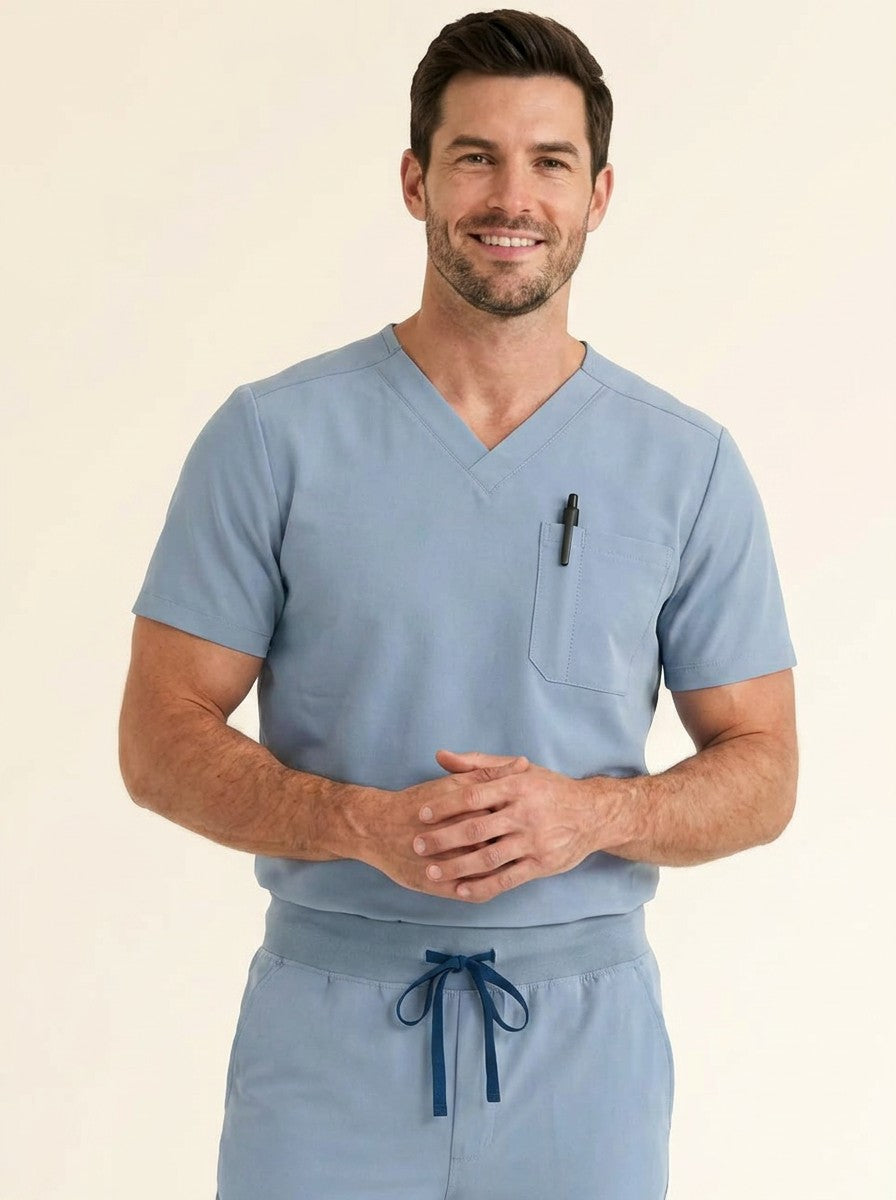 Men's Cura PenSlot Scrub Top