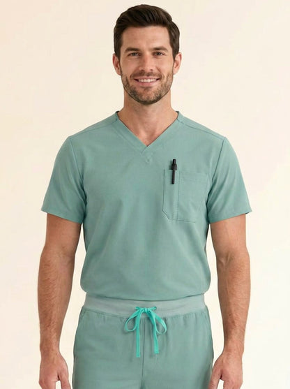 Men's Cura PenSlot Scrub Top