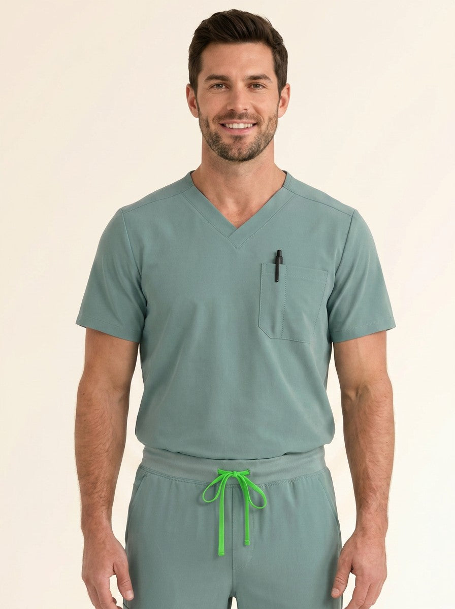Men's Cura PenSlot Scrub Top