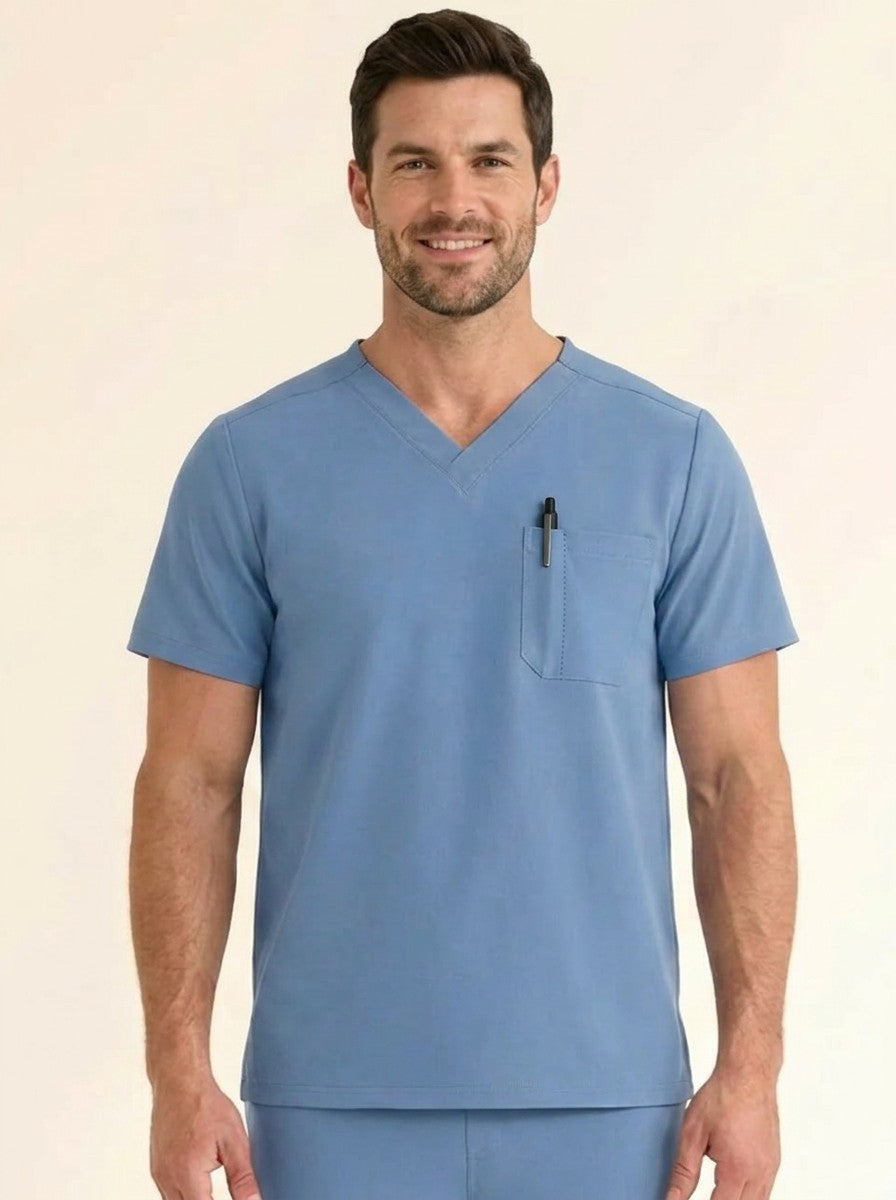 Men's Cura PenSlot Scrub Top