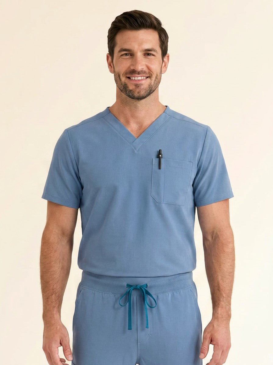 Men's Cura PenSlot Scrub Top